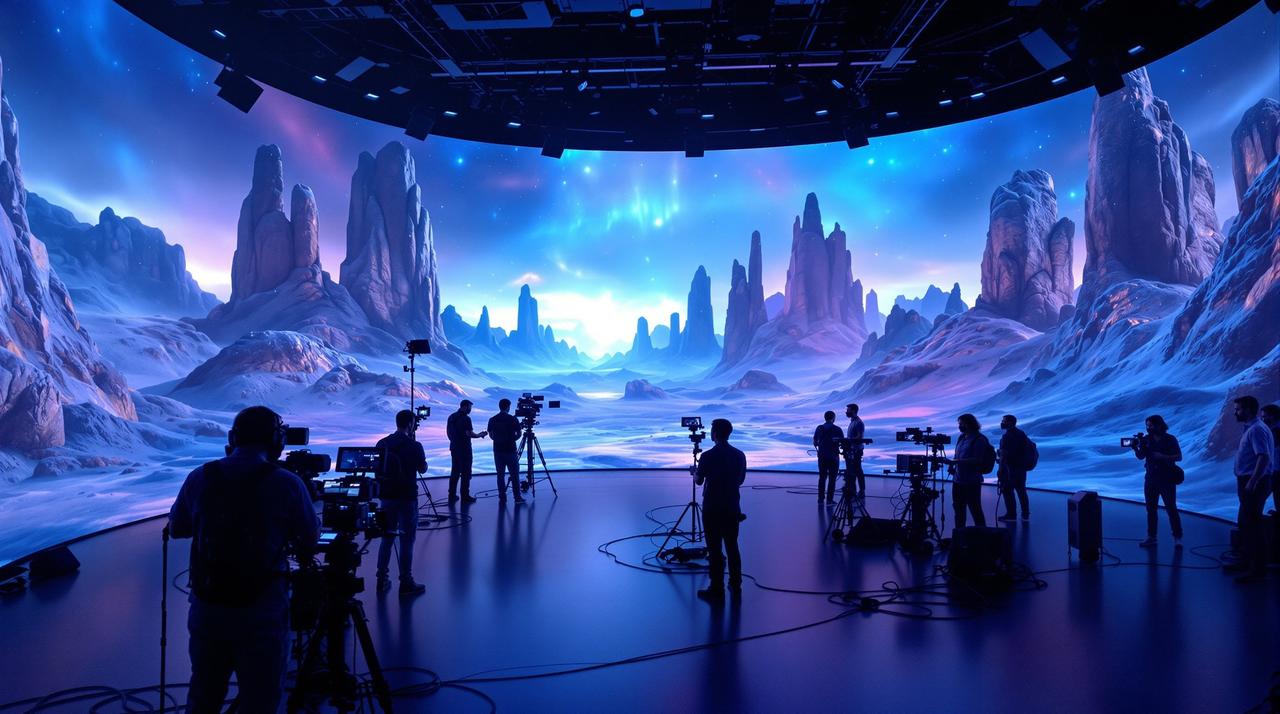 虚拟拍摄技术革新：LED墙取代绿幕成主流 - 技术前沿资讯封面图